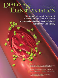 Dialysis and Transplantation Cover